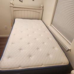 Twin Bed Set W/mattress & Box Spring