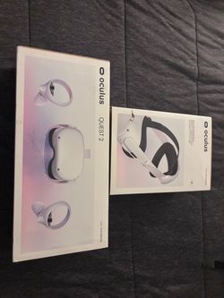 Oculus Quest 2 VR Headset with Elite Strap + Plus a new oculus headset a little lighter used