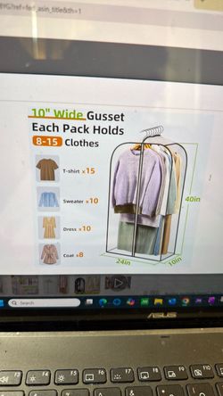 5 Garment Bags