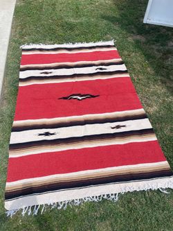 Handwoven Chimayo Natural Tapestry