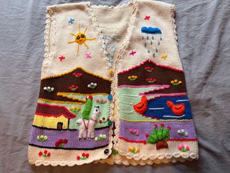 Knitted Vest of Nature