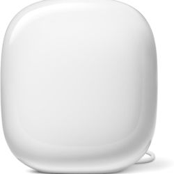 Google Nest WiFi Pro - Wi-Fi 6E - Reliable Home Wi-Fi System with Fast Speed and Whole Home Coverage - Mesh Router - Snow  Open box  The Google Nest W