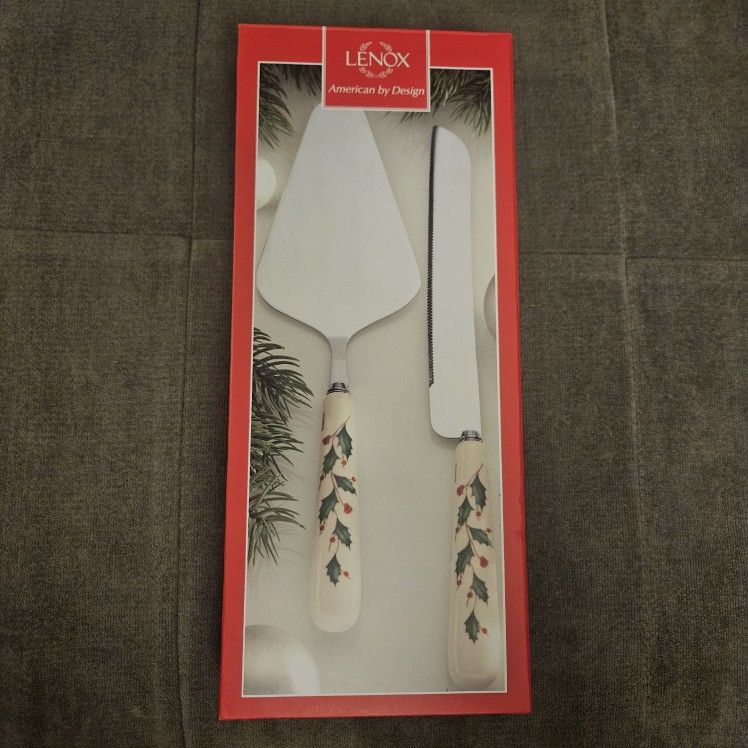 Lenox - Holiday Dessert Set - NEW