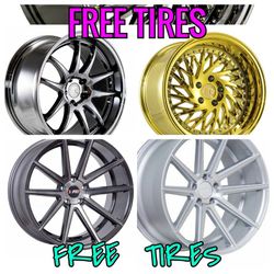 HOLIDAY SALE :BUY RIMS GET FREE TIRES! NO CREDIT CHECK/ ONLY $50 DOWN PAYMENT