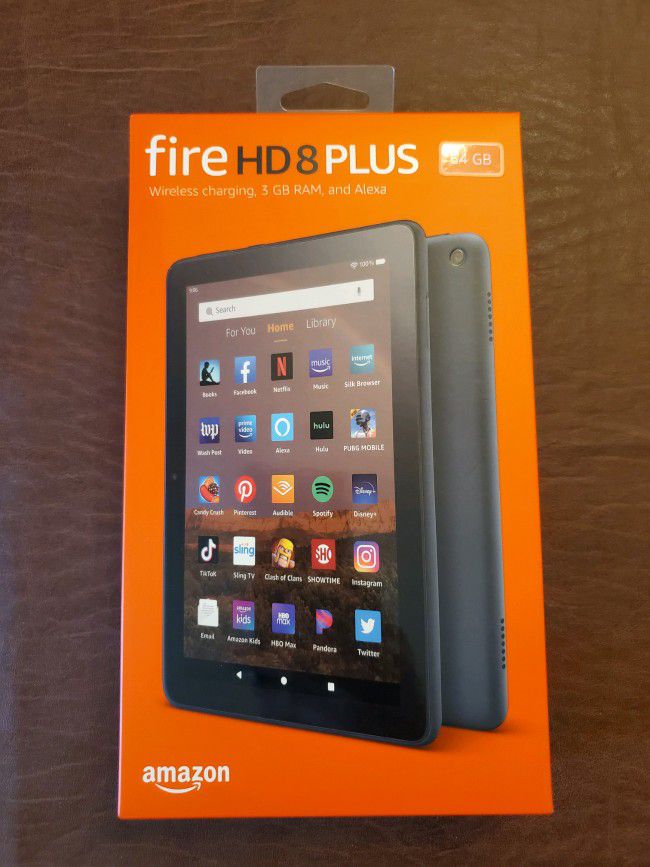 Amazon Fire HD 8 Plus Tablet, 64GB (Brand New)