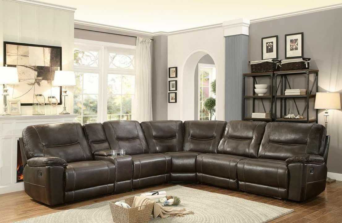 Large oversized reclining sectional NEW