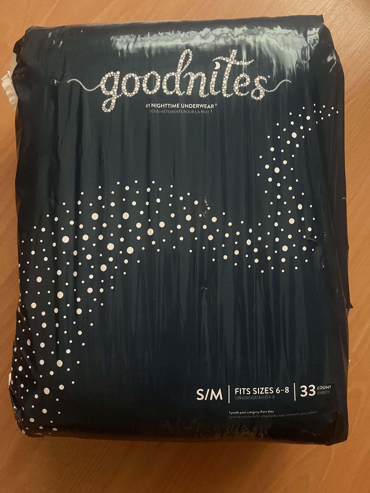 Overnight Pull Ups For Kids Size 6-8 New