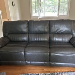 Faux Leather Couches