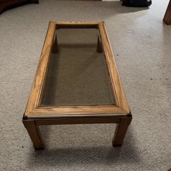 Glass Top Coffee Table
