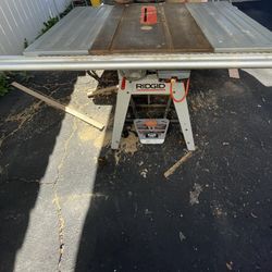 Ridgid Table Saw 