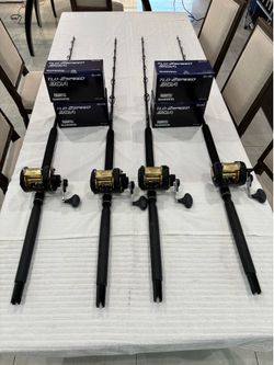 New Shimano TLD 30 2 Speed on Palmetto 5'9" 30-501b Rods