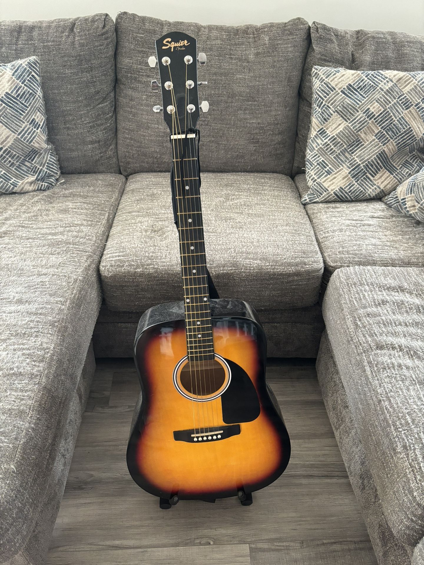 Guitar With Stand