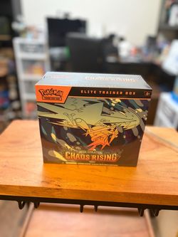Chaos Rising Elite Trainer Box Sealed For Trade
