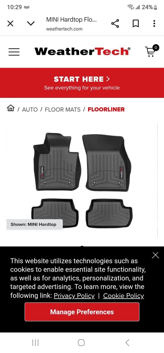 Weathertech Mats For Mini Cooper