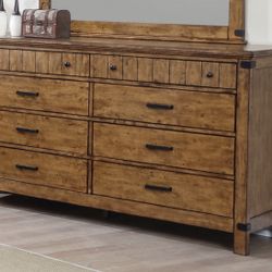 Brand New 8-Drawer Rustic Honey Drawer 