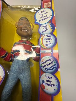 Vintage 1991 talking Urkel doll from the Family Matters