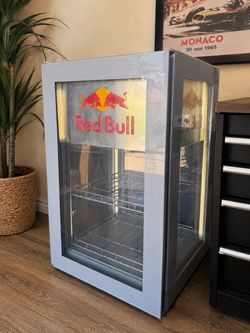 Red Bull Glass Display Mini Fridge – Lighted