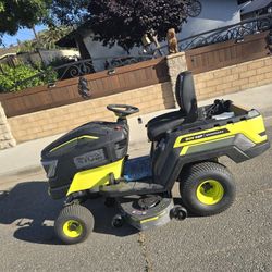 Ryobi 80v Hp Brushless 46" Battery Electric Cordless Riding Lawn Tractor 