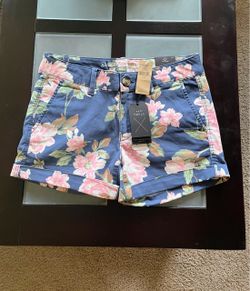 American Eagle Outfitters Floral Twill Shorts