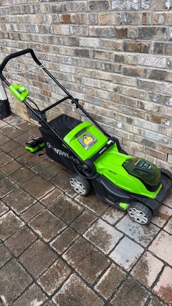 Free lawnmower and batteries