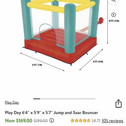 New Jump And Soar Bouncer