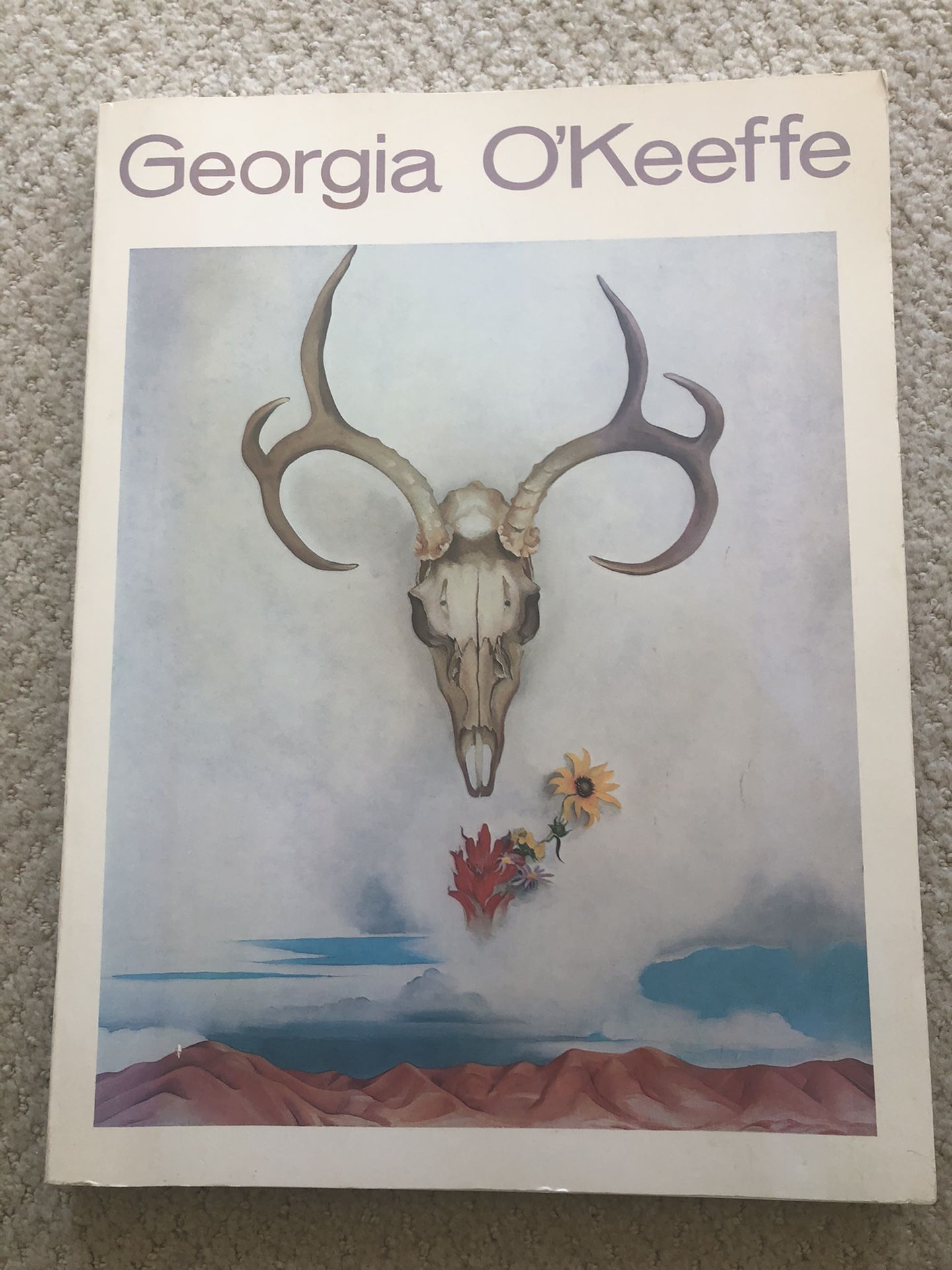 Georgia OKeefe large coffee table book