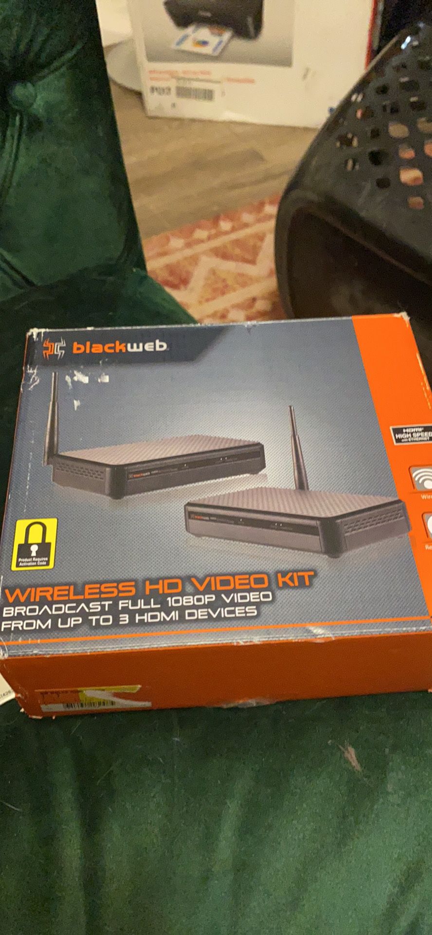 Black web hd video kit