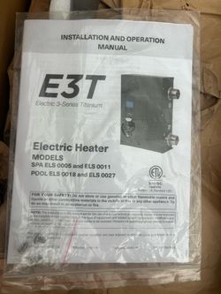 Electric SPA Heater