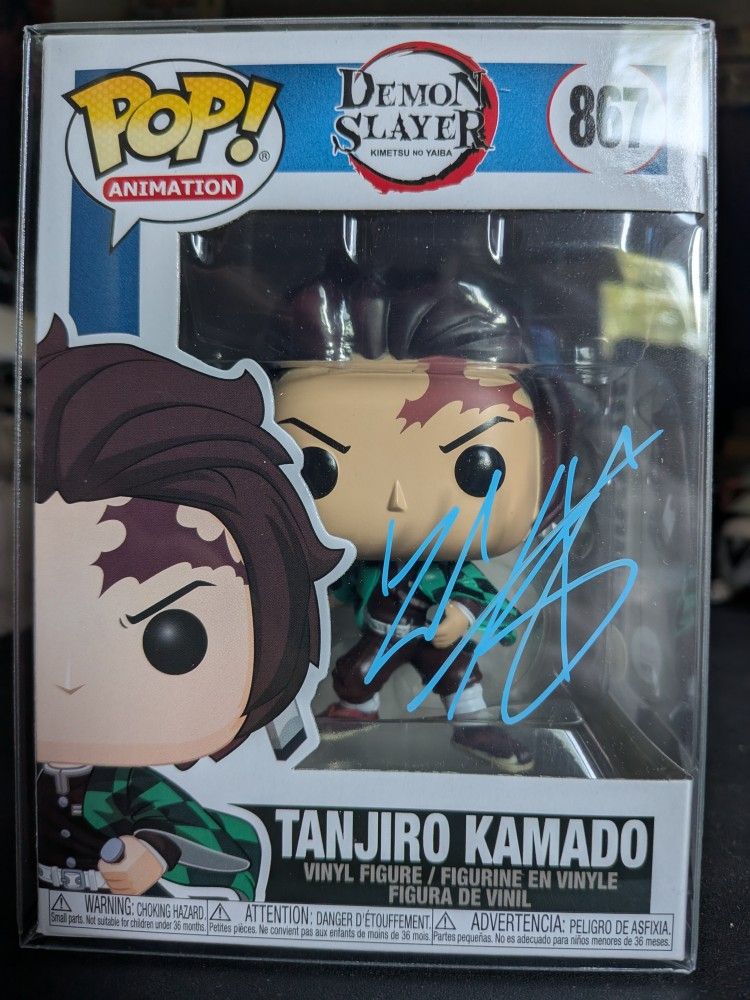 Tanjiro Kamado Signed Funko Pop