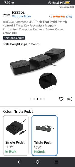 3 Switch Foot Peddle Switch