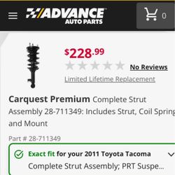 2005-2015 Toyota Tacoma Struts/Shocks