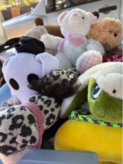 Assorted Stuff Animals Bag