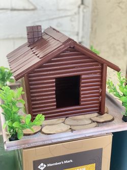 Custom Log Bird House