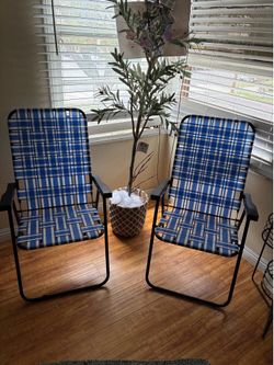 Patio web chairs