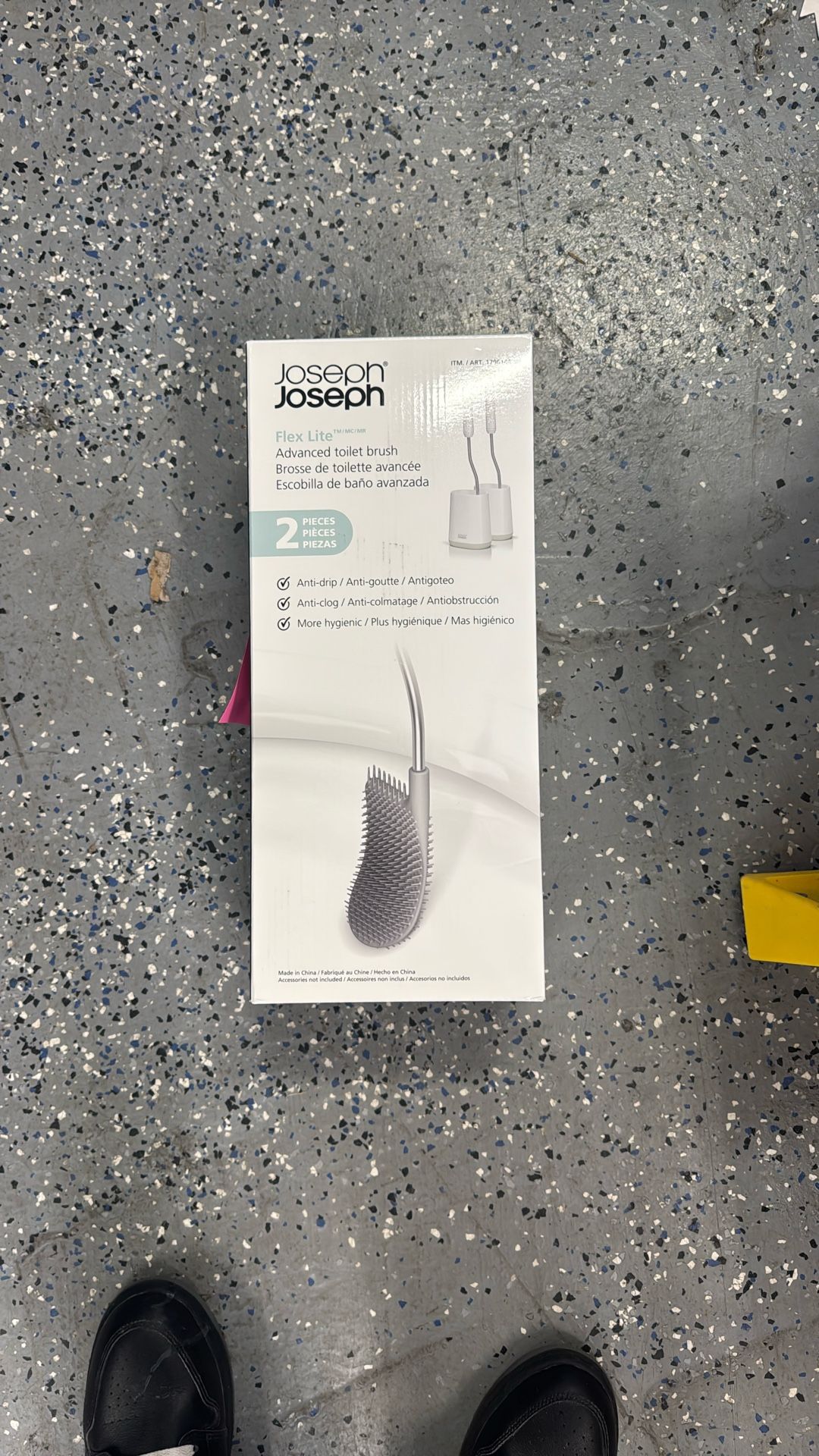 Joseph Flex Light Advanced Toilet Brush Two Pack