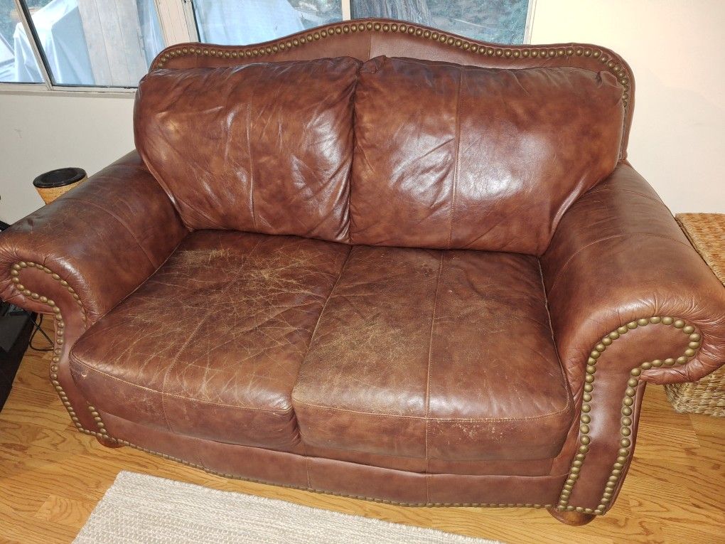 Leather Sofa Set