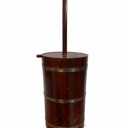 PUTNEY BASKETVILLE VERMONT LARGE WOOD BUTTER CHURN
