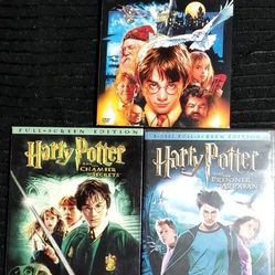 Harry Potter: Sorcerer's Stone,  Chamber Of Secrets,  Prisoner Of Azkaban