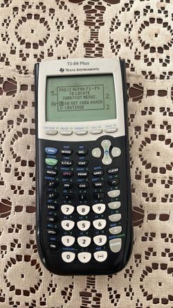 TI-84 plus calculator