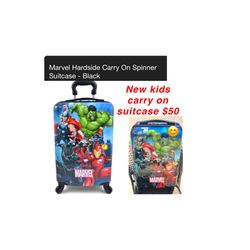 New kids luggage marvel $50 cash only east Palmdale 