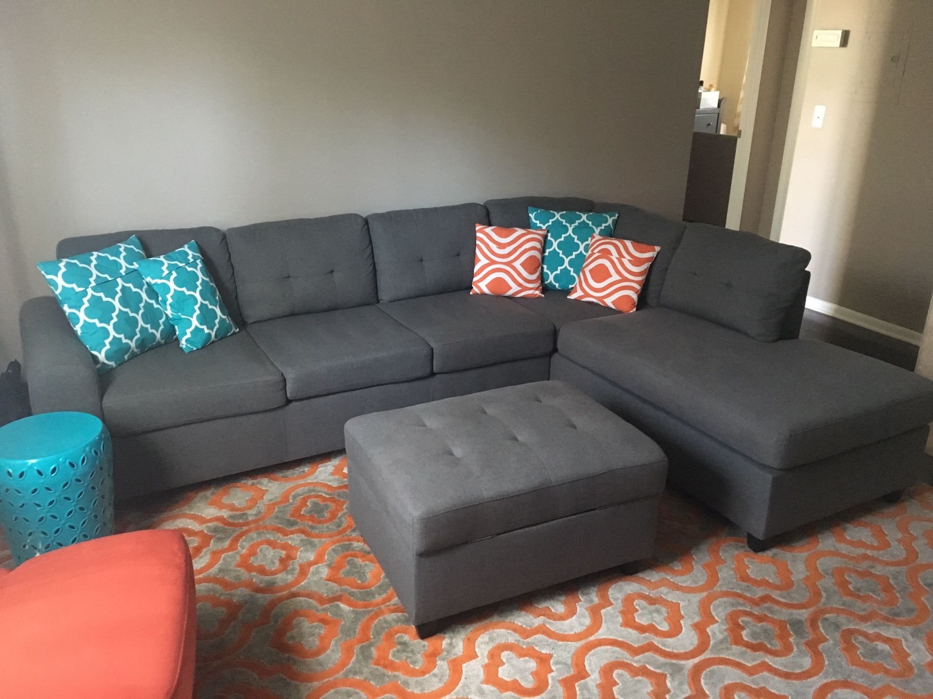 $50OFF this week only!!! REDUCED: Modern sectional for sale