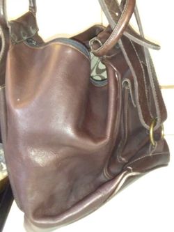 Skins leather bag