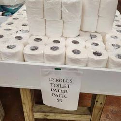 Luxury toilet paper 12 pack $5
