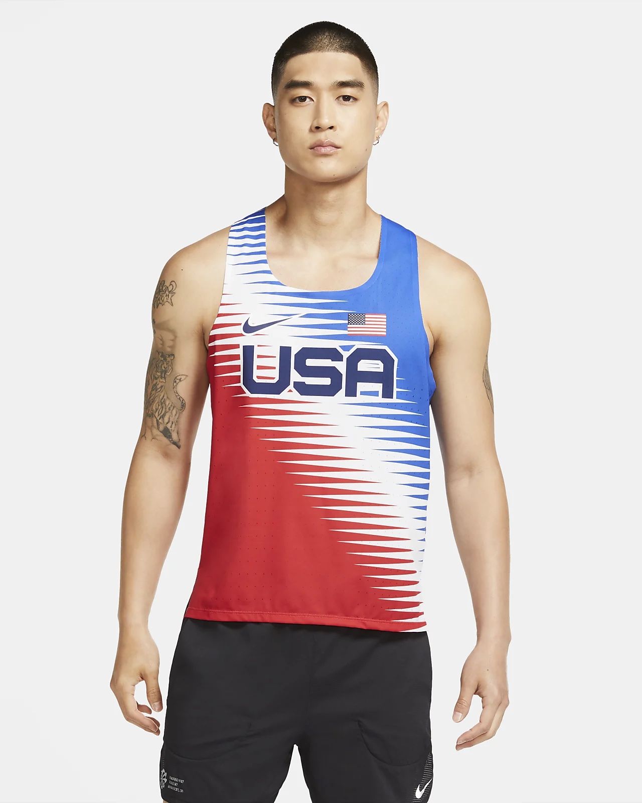 NEW NIKE AEROSWIFT TEAM USA OLYMPICS RUNNING SINGLET CV0403 657