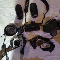 Vintage Cameras And  Lenses