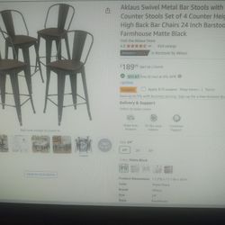 Bar Stools - Counter Height