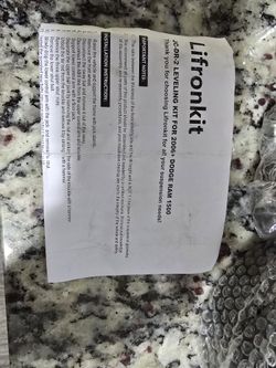 2006 And Up Dodge Ram 1500 Leveling Kit 2wd And 4wd