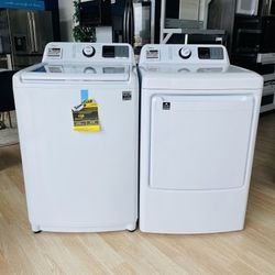 Midea Top Load Washer  AND  Gas Dryer Set QS