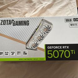 Zotac White RTX 5070ti  16GB Graphics Card  GPU