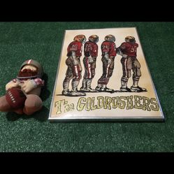 Vintage NFL Huddles 49ers Plush Doll by Tudor Games 1983 (8” Tall) & Art Work